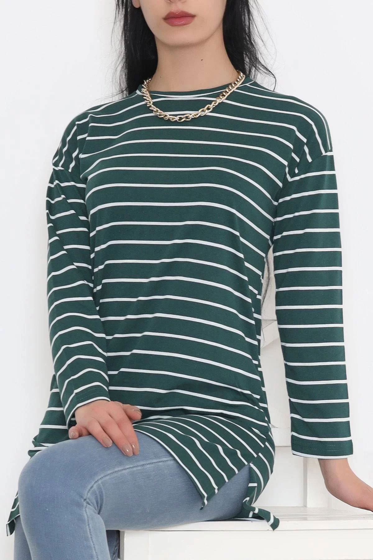 Striped Tunic Dark Green - 11313.1567.