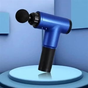 Tufeyo 4 Heads 6 Level Speed Adjustable Percussion Muscle Kneading Vibrating Massage Gun Tool