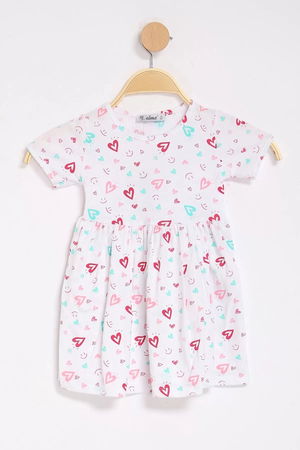 1-4 Years Meters Printed Children's Dress White - 524159.1576.