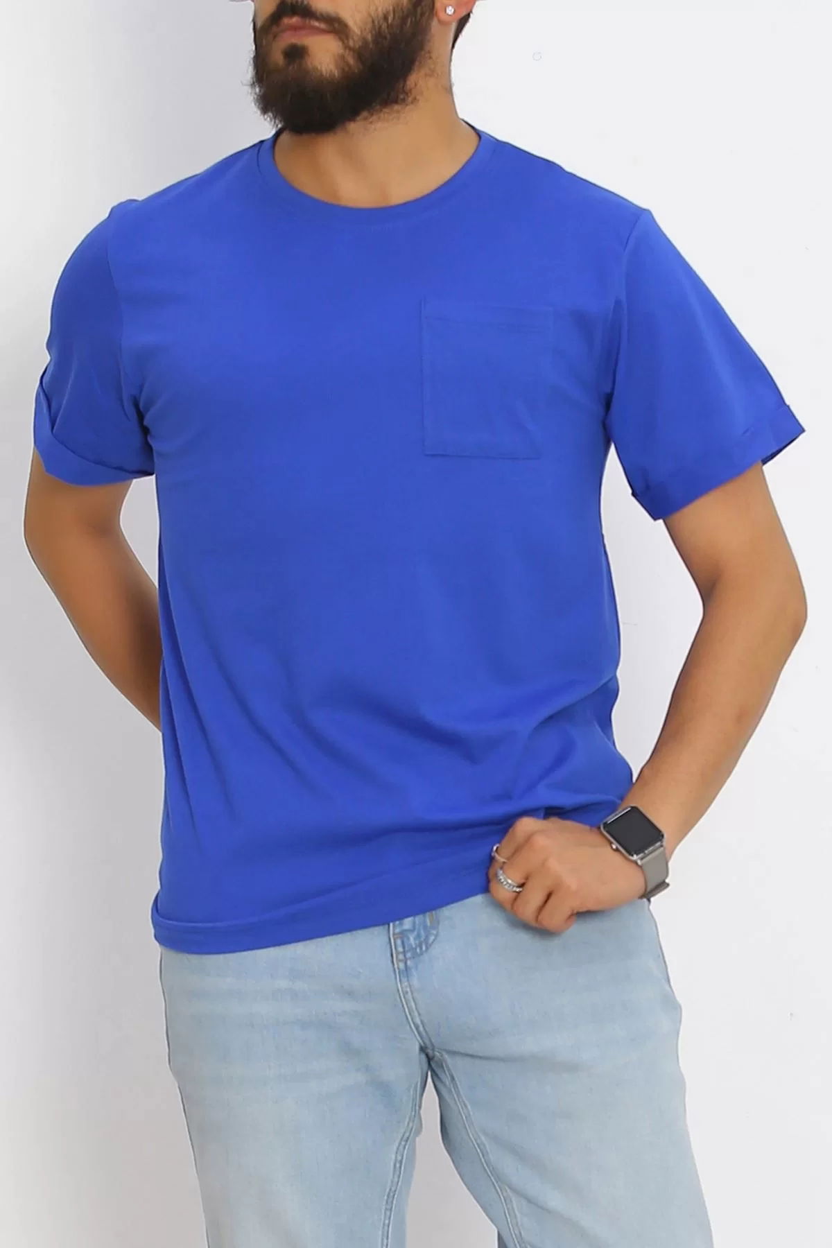 Men's T-shirt with Pockets Saks - 20029.1567.