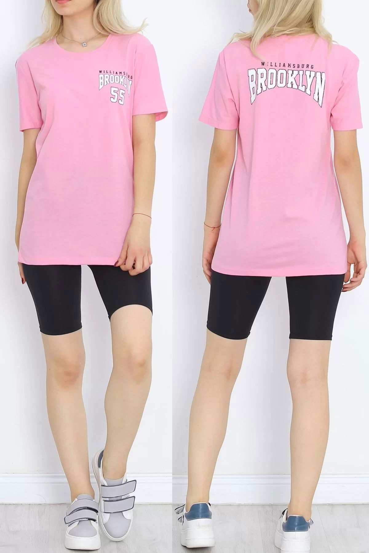 Printed T-shirt Pink - 17381.1778.