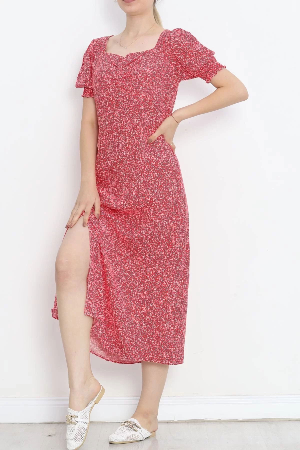 Kiss Neck Dress Red1 - 696.1247.