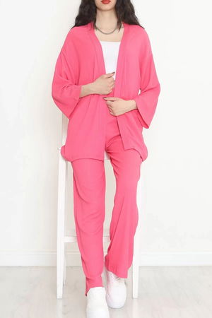 Long Kimono Suit Fuchsia - 722.1247.