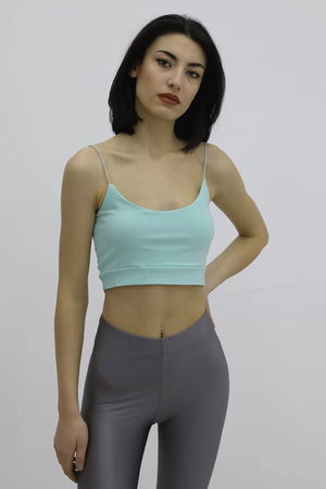 Tank Top with Drawstring Straps - P-019822mint