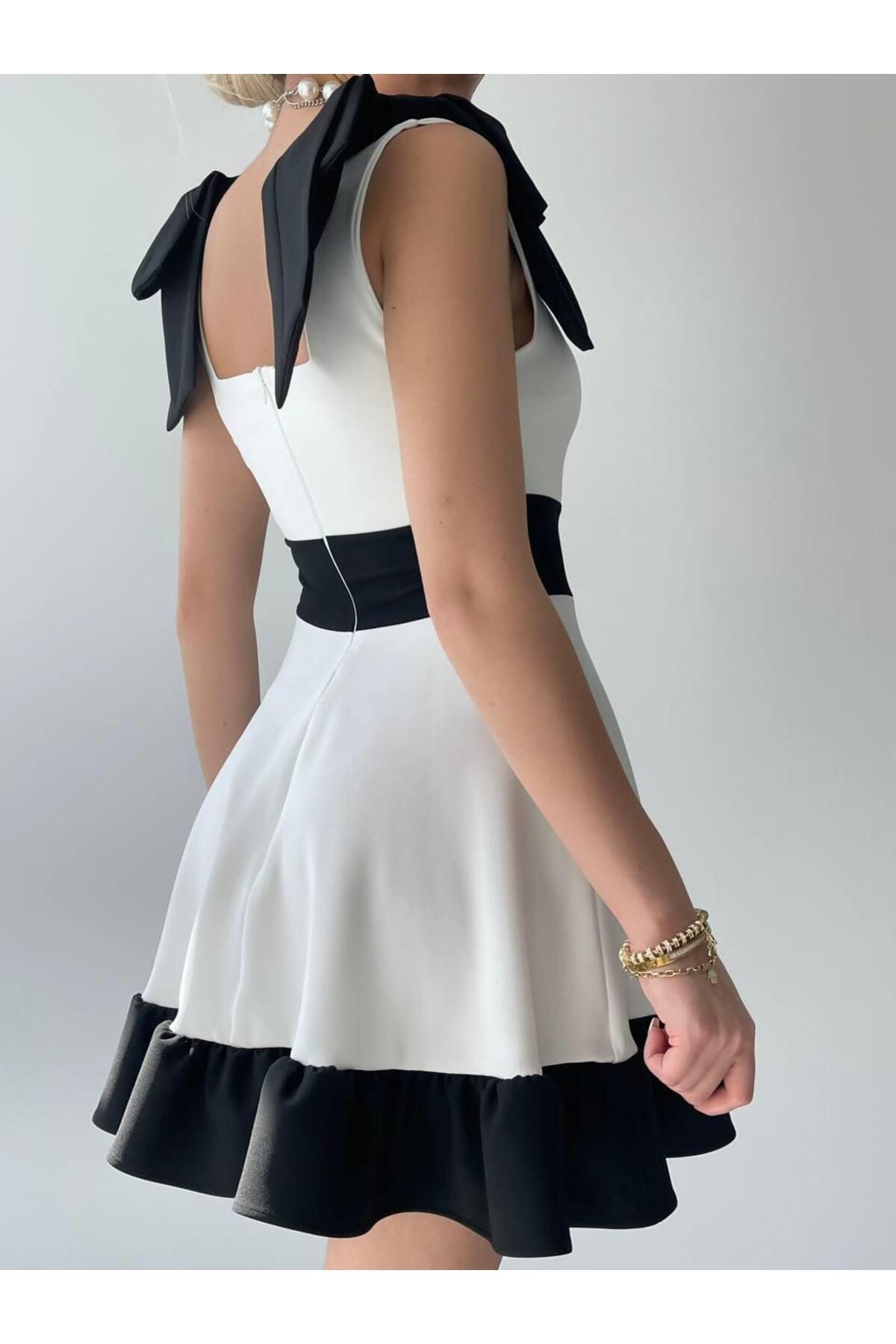 Mini Atlas Dress with Thick Straps