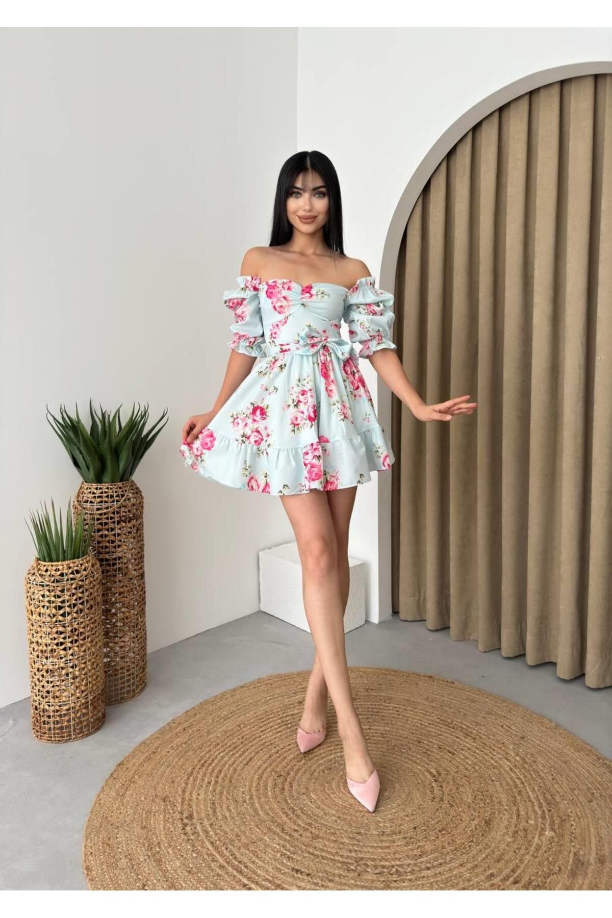 Rozalina Mini Floral Dress