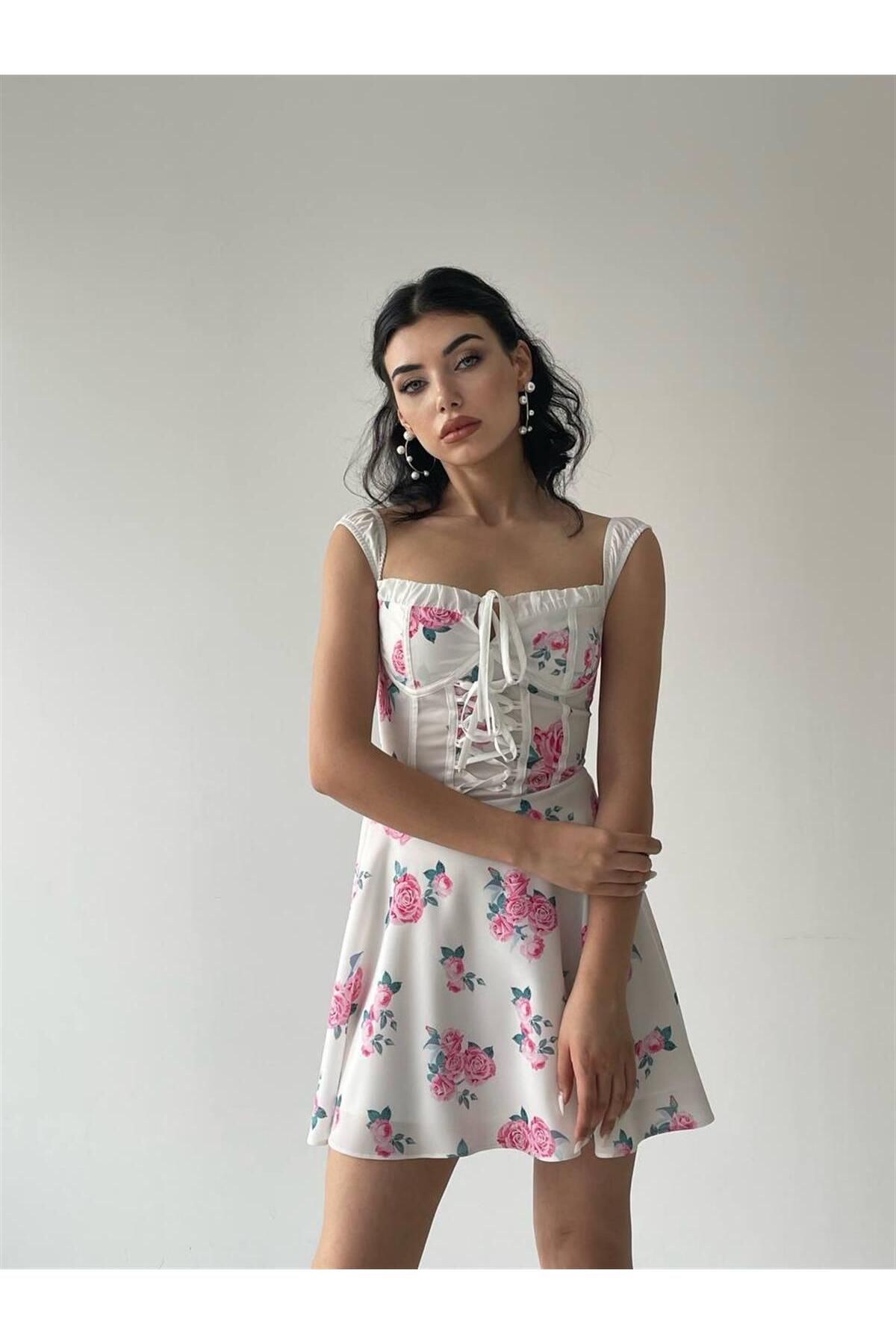 Magnolia Strappy Floral Dress