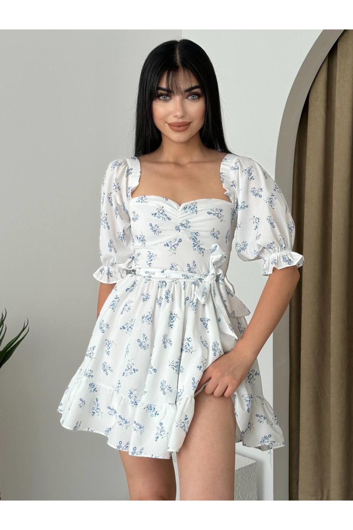 Rozalina Mini Floral Dress