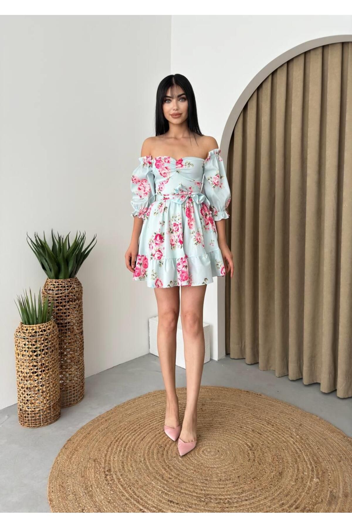 Rozalina Mini Floral Dress