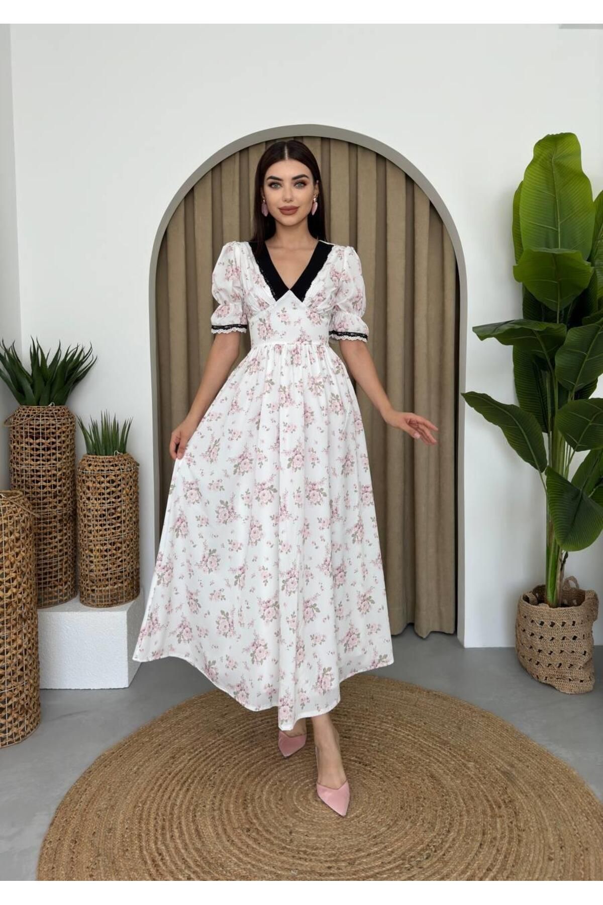 Carina Floral Design Dress