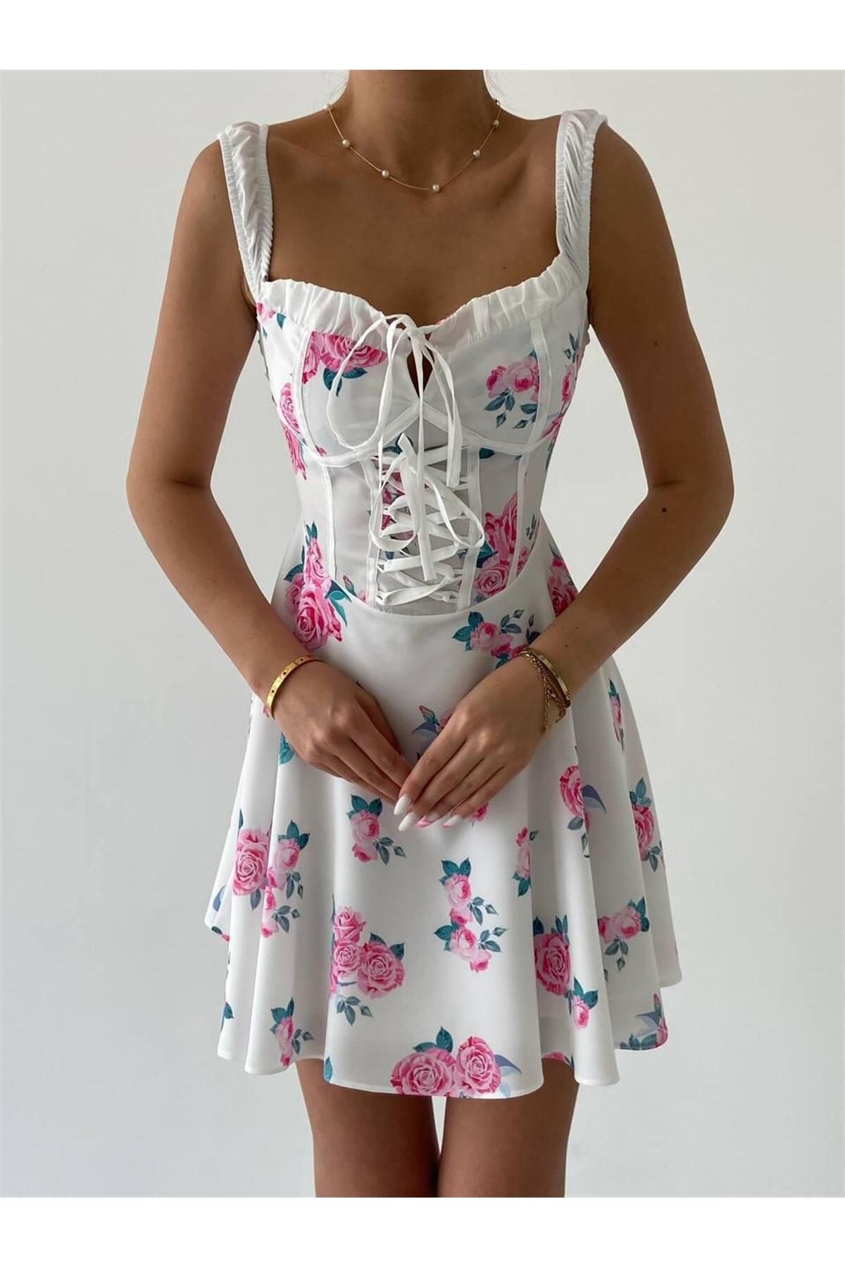 Magnolia Strappy Floral Dress