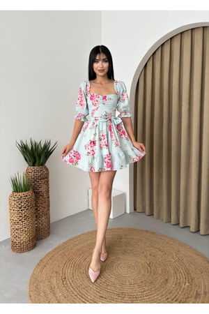 Rozalina Mini Floral Dress