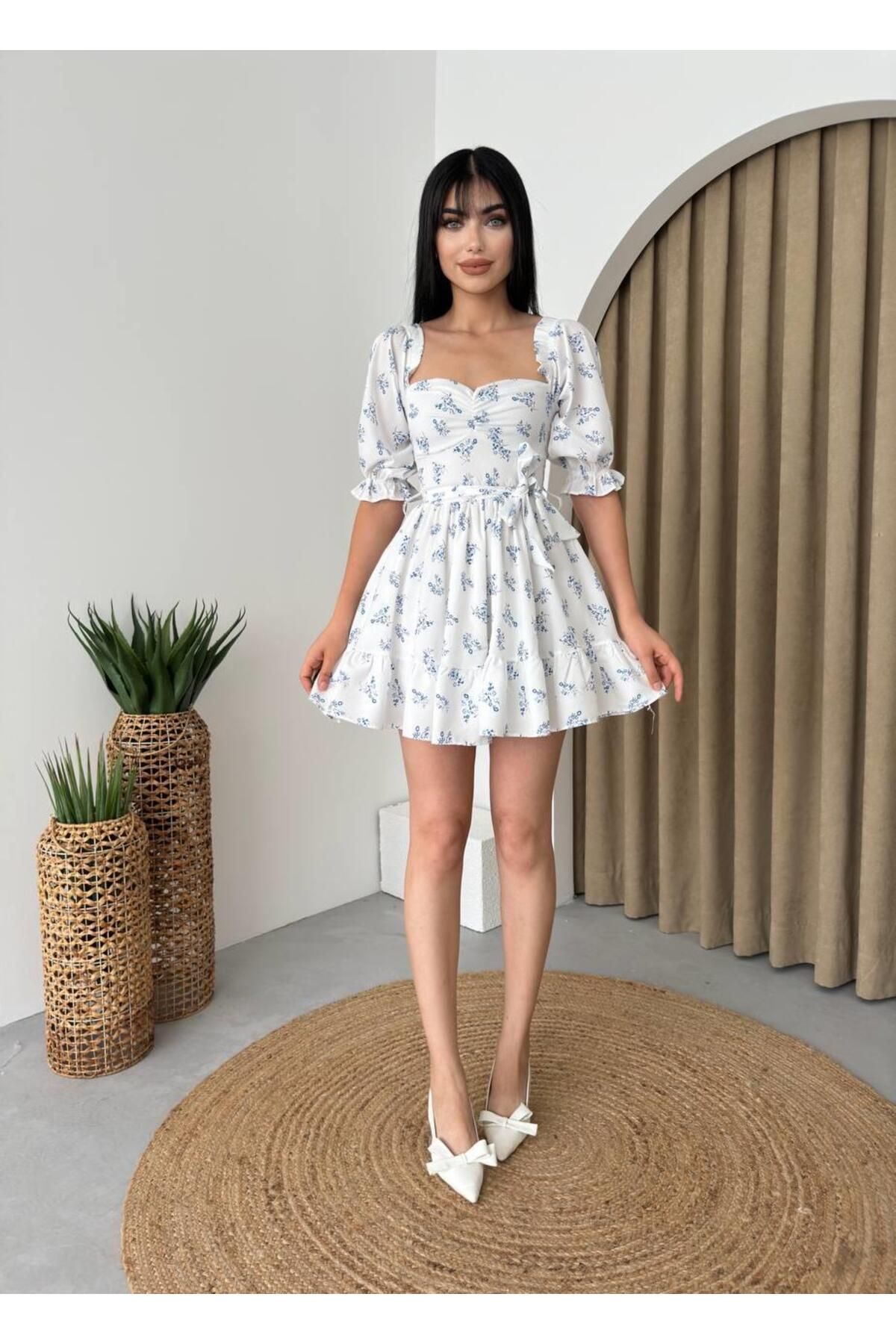 Rozalina Mini Floral Dress