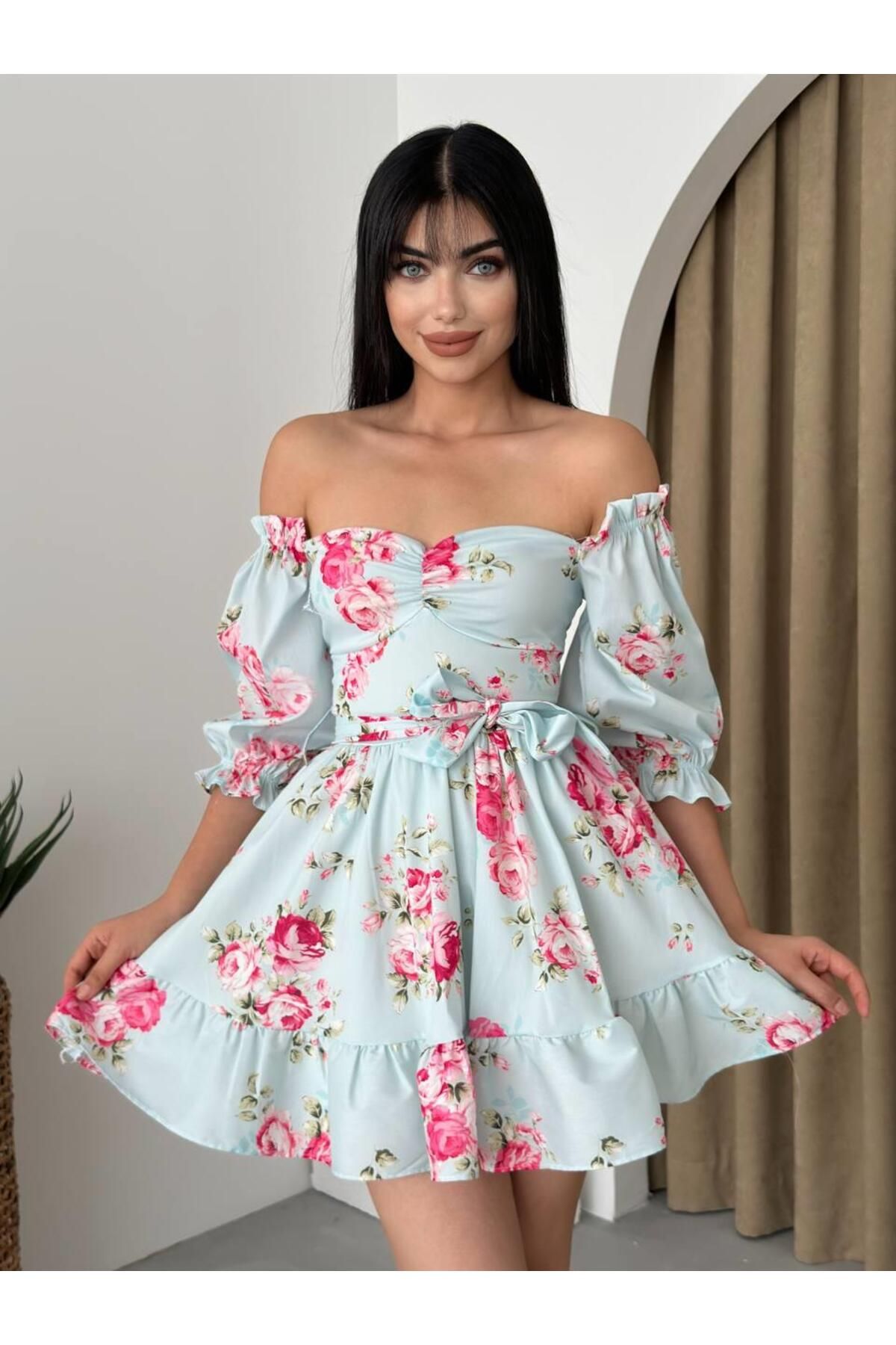 Rozalina Mini Floral Dress