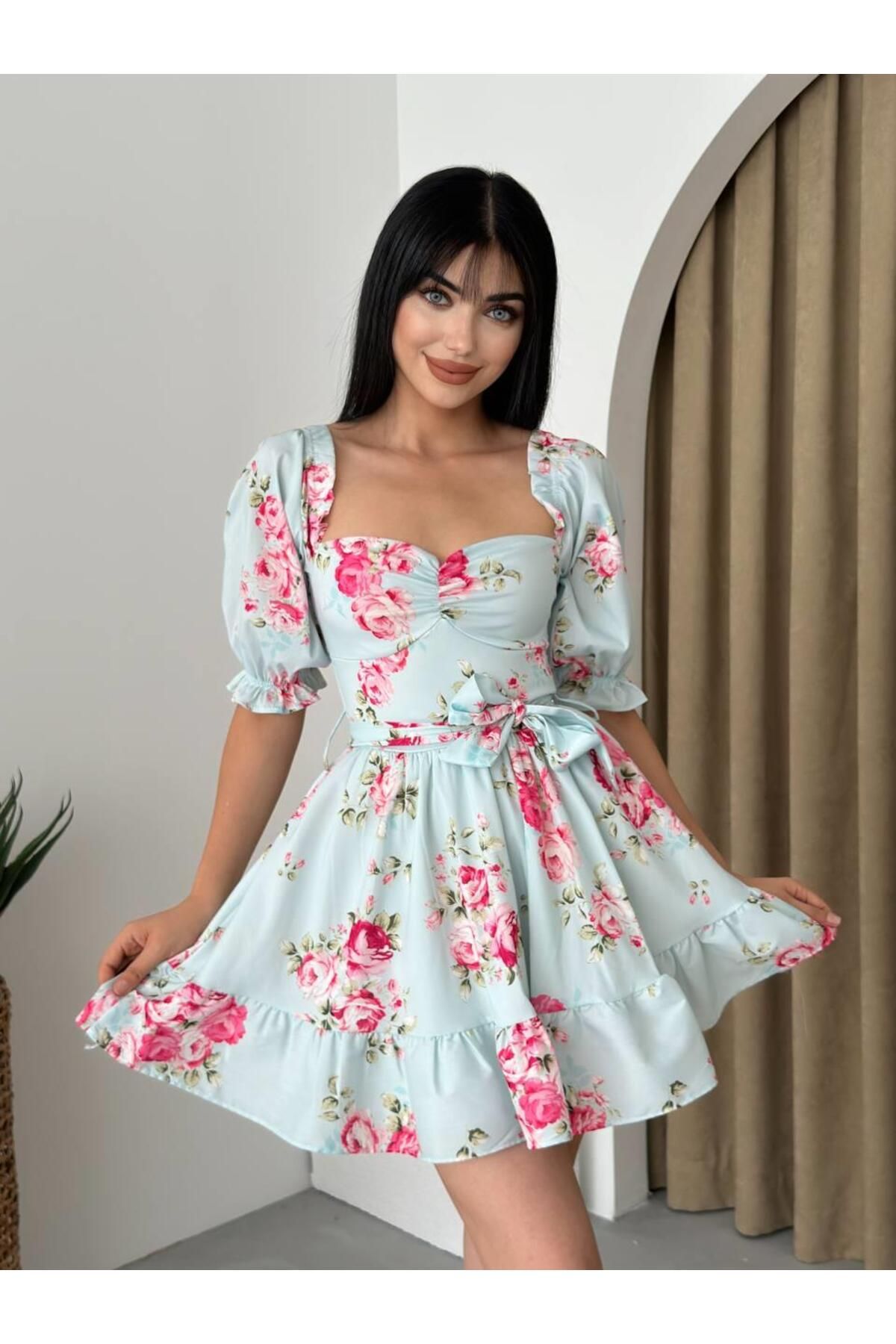 Rozalina Mini Floral Dress