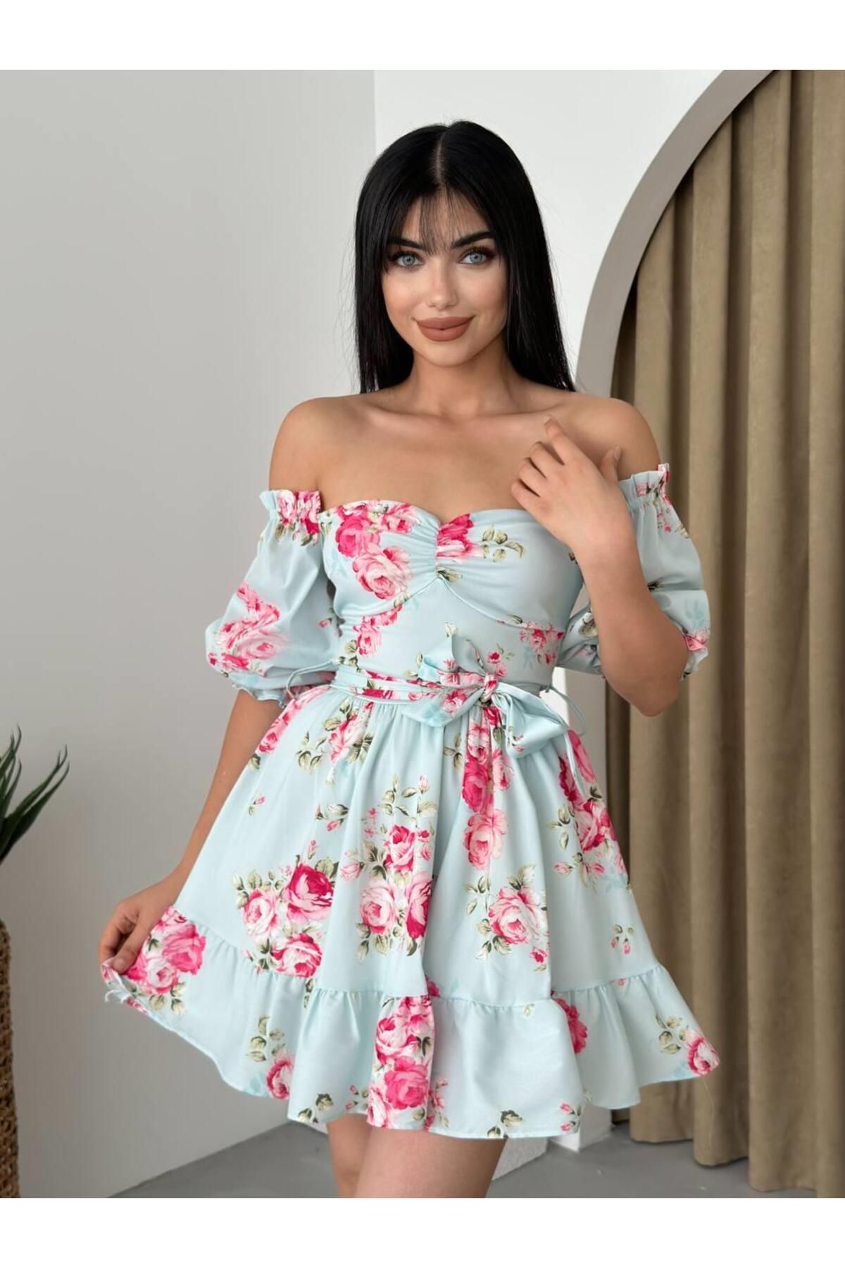 Rozalina Mini Floral Dress