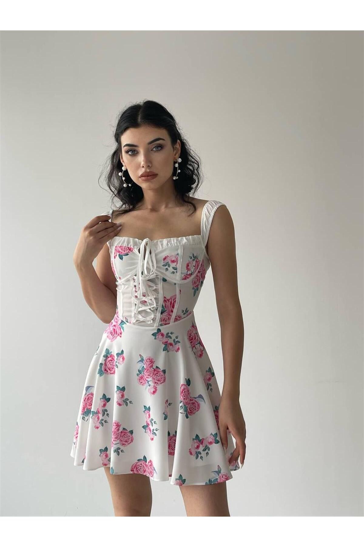 Magnolia Strappy Floral Dress