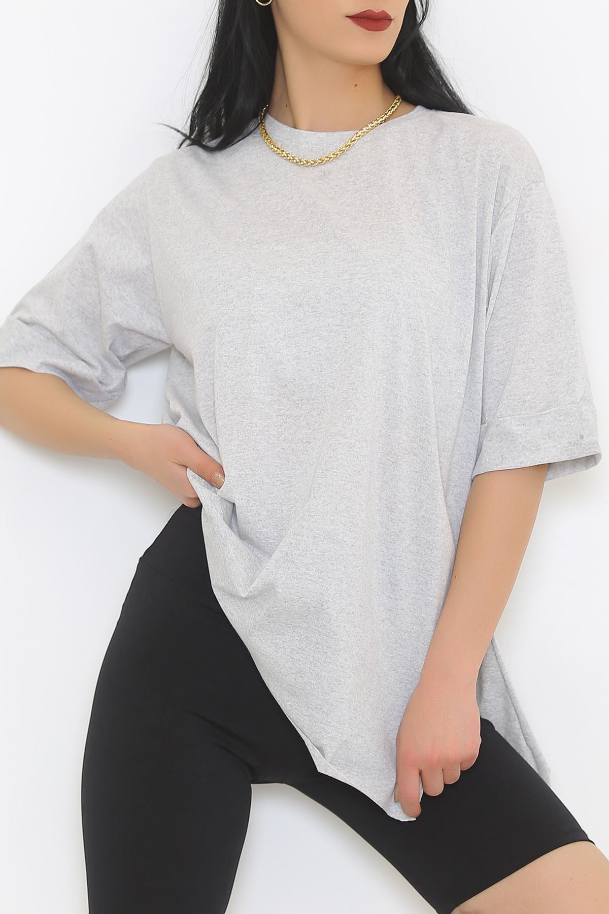 Double Sleeve T-Shirt Gray - 9611.253.