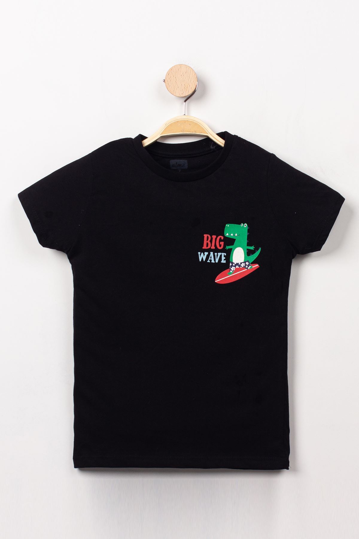 3-7 Years Printed Kids T-Shirt Black - 224238.1576.