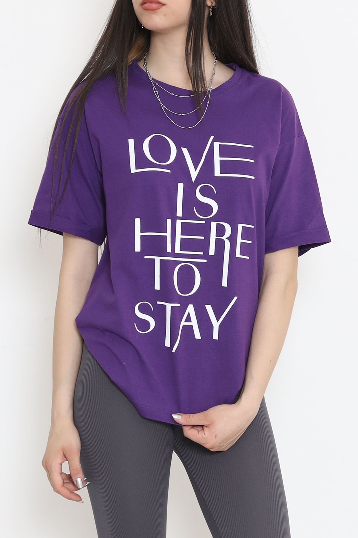 Double Sleeve T-Shirt Purple - 16526.1567.