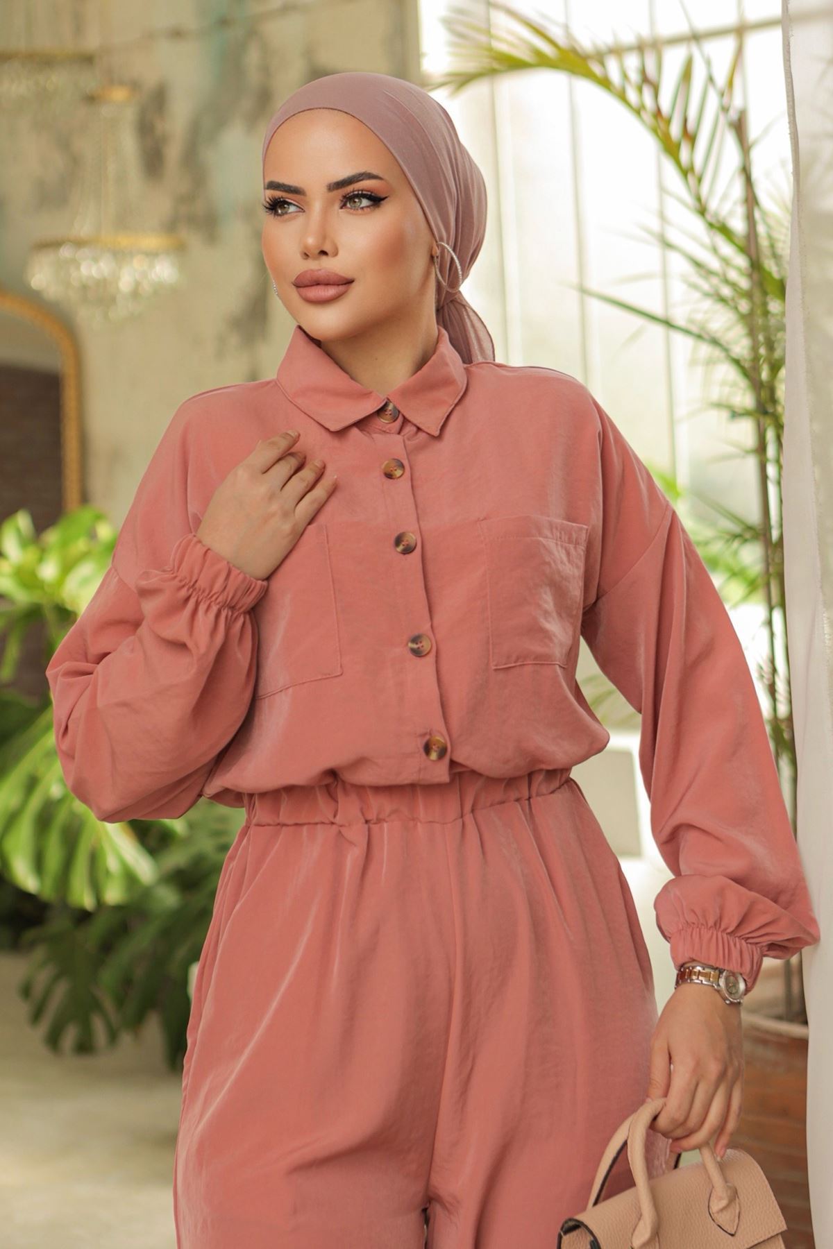 Wide Leg Jumpsuit Rose Dry - 20267.1778.