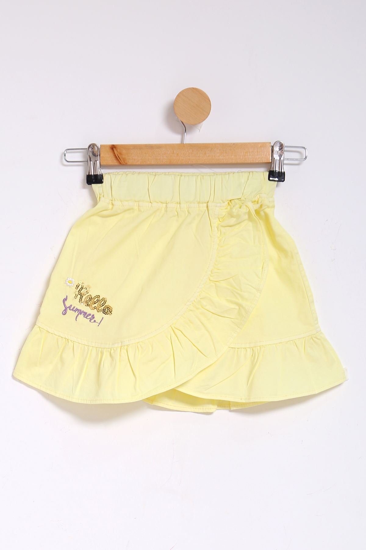 3-7 Years Embroidered Skirt Yellow - 624712.1576.