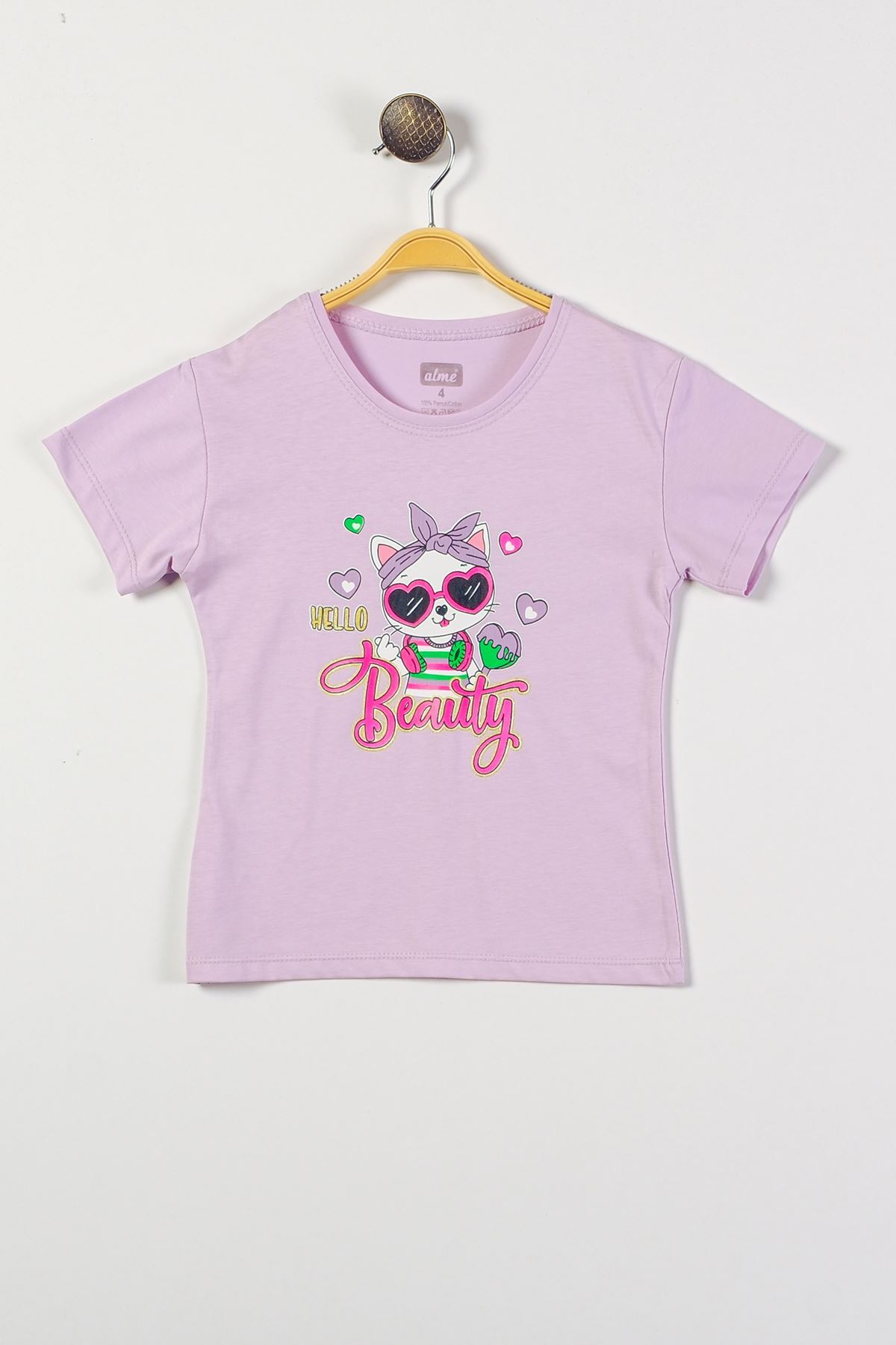 1-4 Years Printed Kids T-Shirt Lilac - 524020.1576.