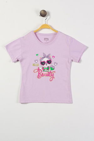 1-4 Years Printed Kids T-Shirt Lilac - 524020.1576.