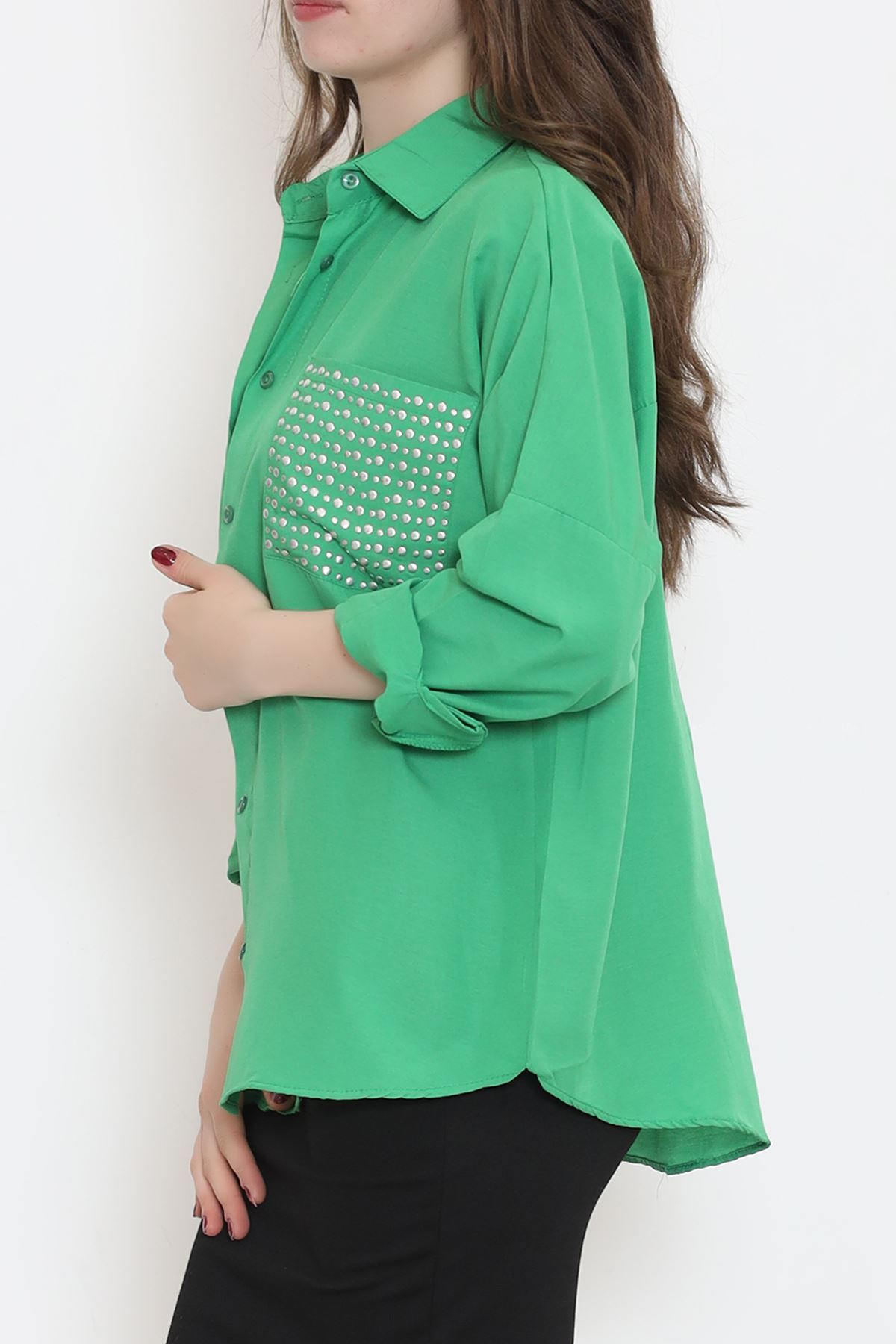 Metal Stone Shirt Green - 955.1247.