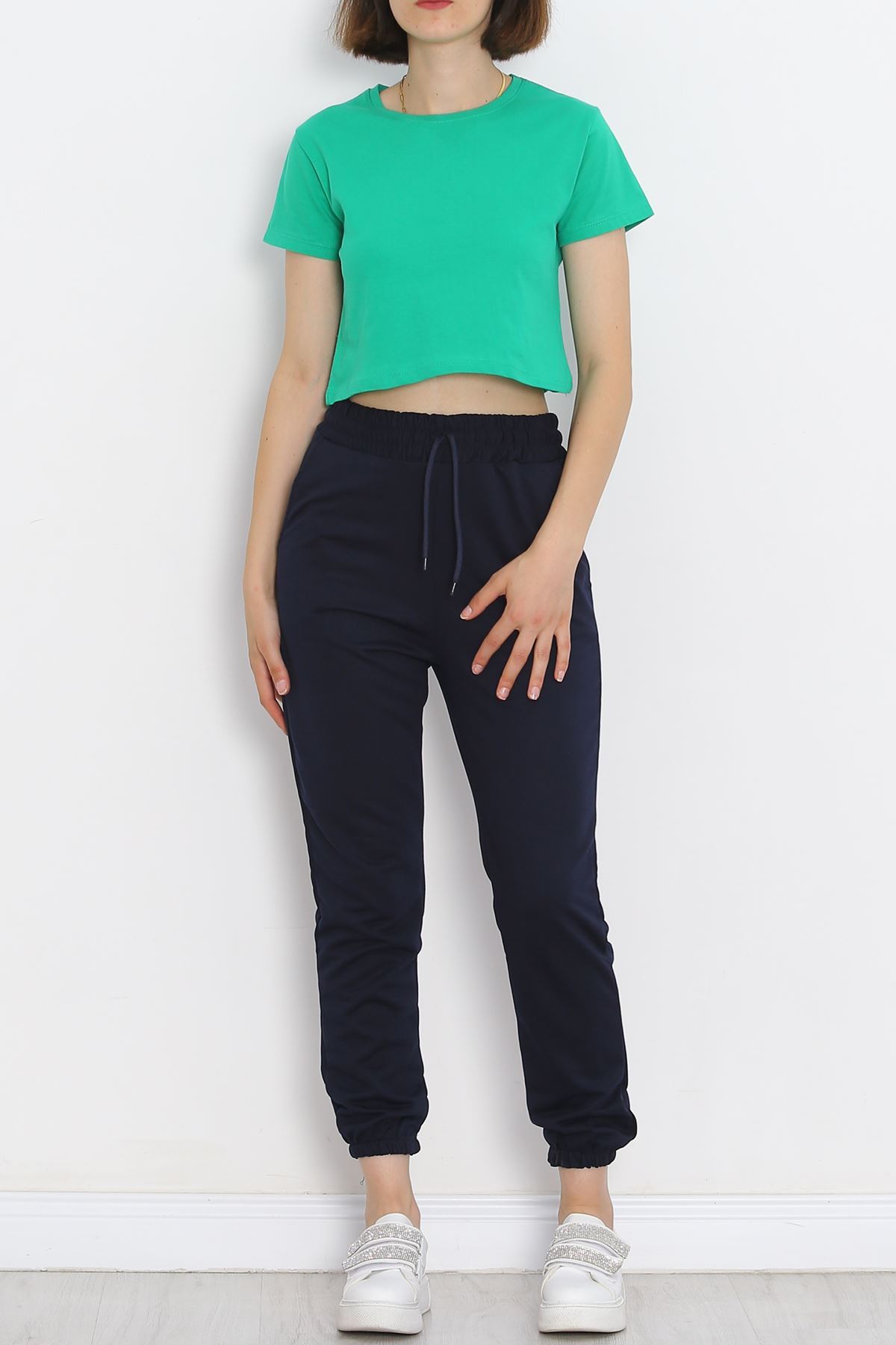 Crew Neck Crop T-shirt Benetton - 18962.1247.