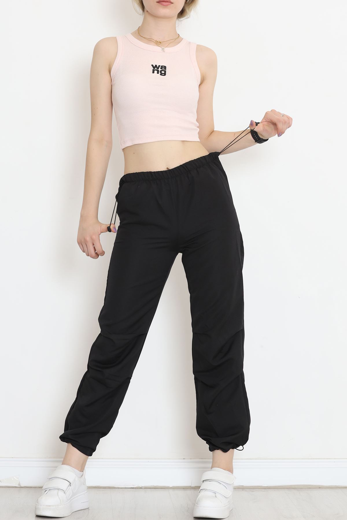 Parachute Fabric Pants Black - 609.1247.