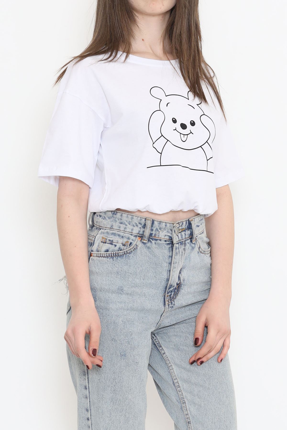 T-shirt with elastic waist White - 16541.1567.