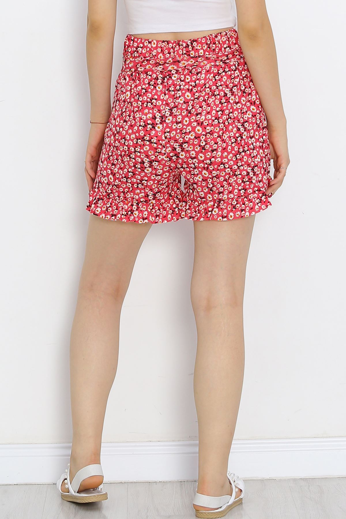 Belted Shorts Skirt Pink - 18933.1247.