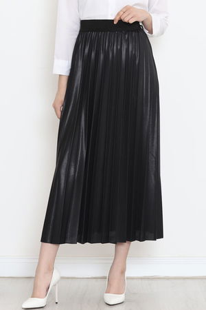 Pleated Skirt Black - 152425.1778.