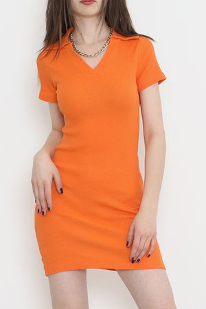 Camisole Polo Collar Dress Orange - 15273.1567.