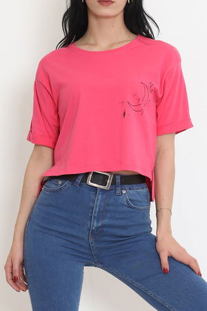 Printed Crop T-shirt Koyupembe - 18667.1567.