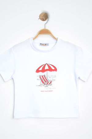 3-7 Years Printed T-Shirt White - 624636.1576.