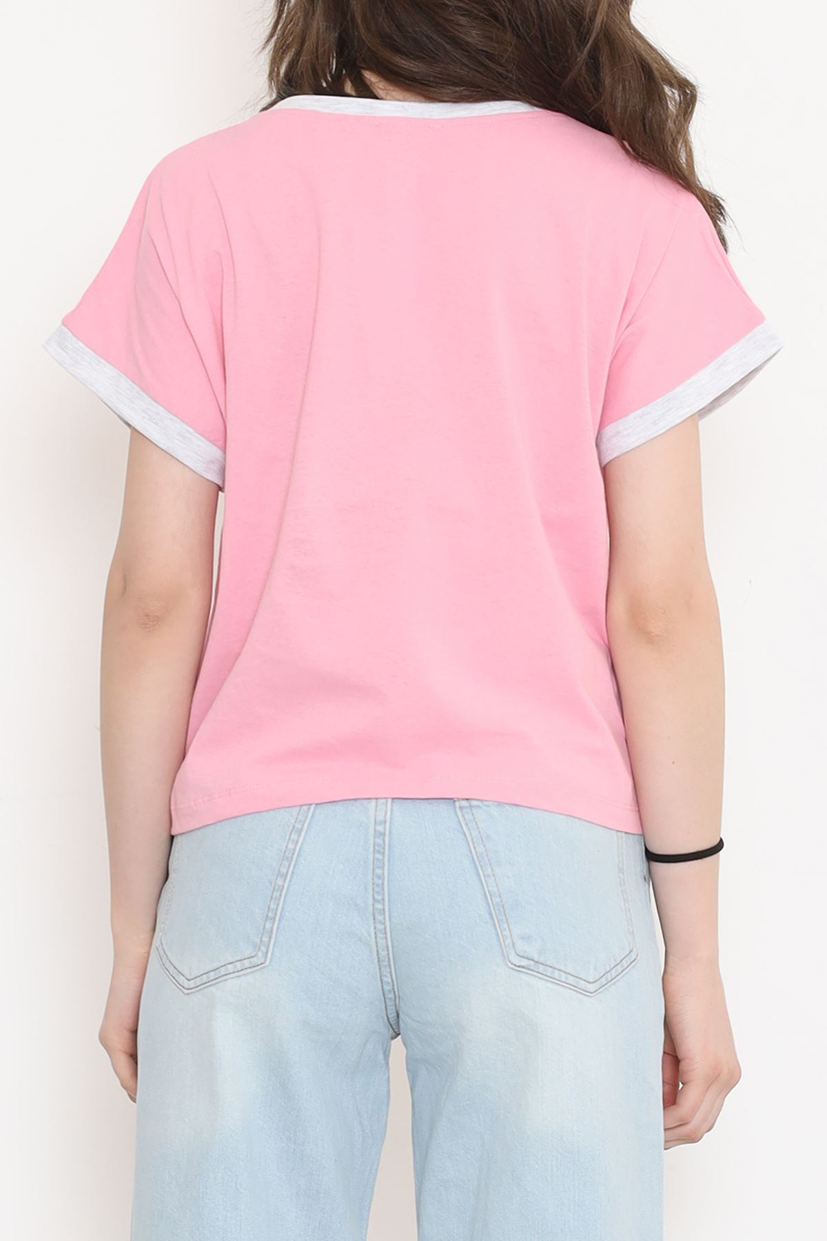 Printed T-shirt Pink - 16554.1567.