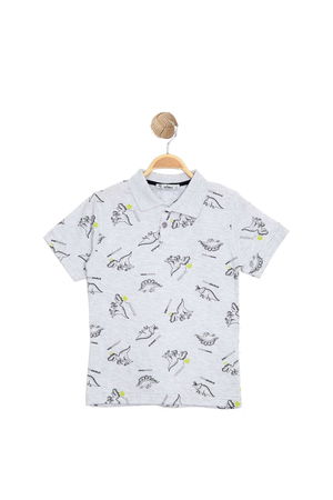 8-12 Years Printed T-Shirt Gray - 324171.1576.