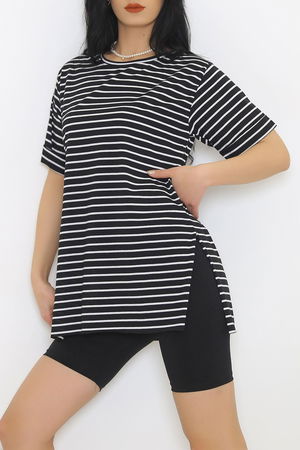 Striped T-shirt Black and White - 9173.1567.