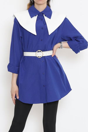 Wide Collar Poplin Shirt Saks - 16718.255.