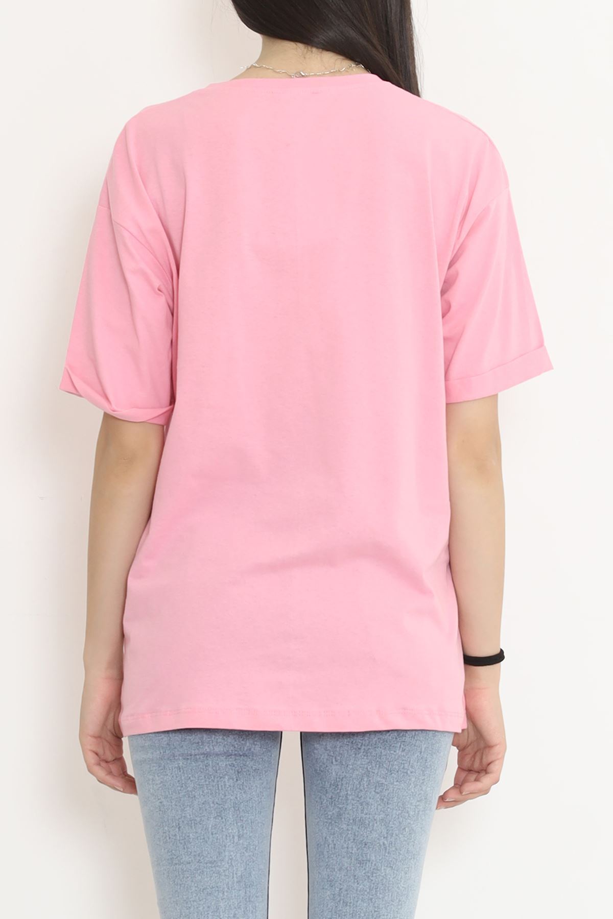 Double Sleeve T-shirt Light Pink - 16526.1567.