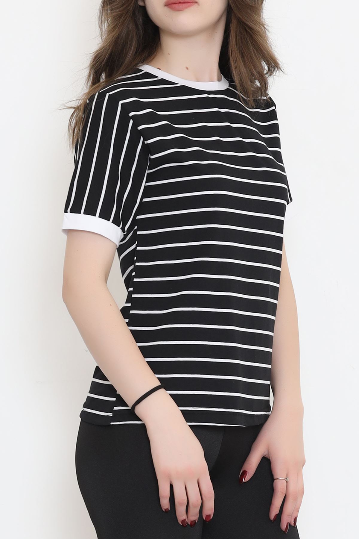 Striped Suprem T-shirt Black and White - 15919.1567.