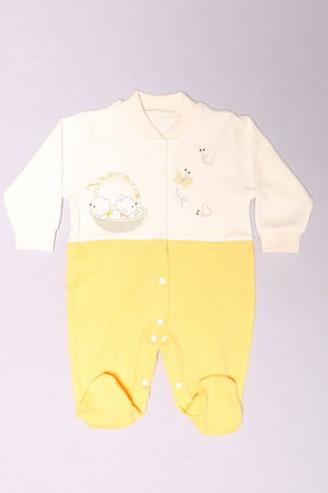 1-6 Month Baby Jumpsuit Ekrusarı - 02256.1803.