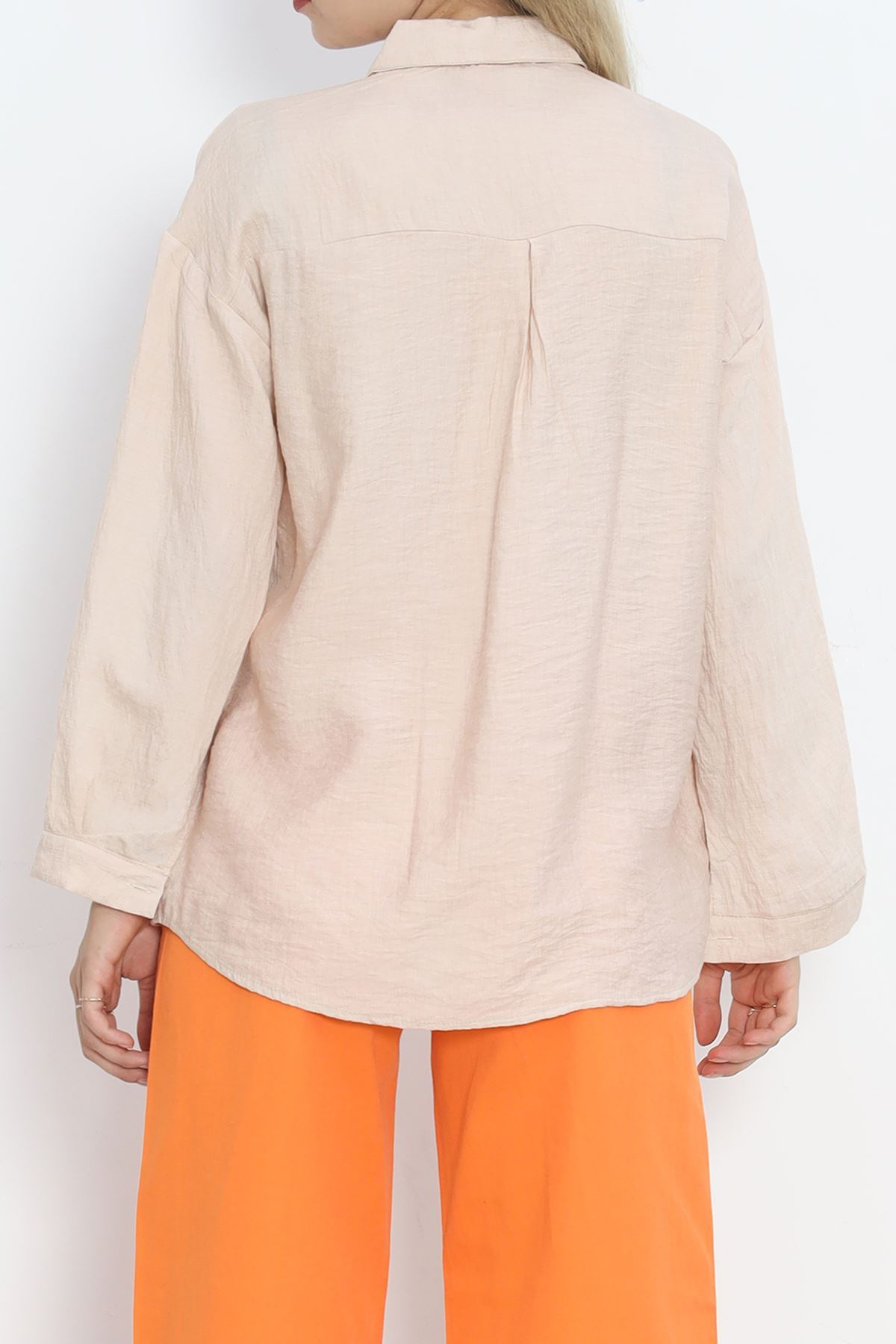 Oversize Shirt Beige - 18670.701.