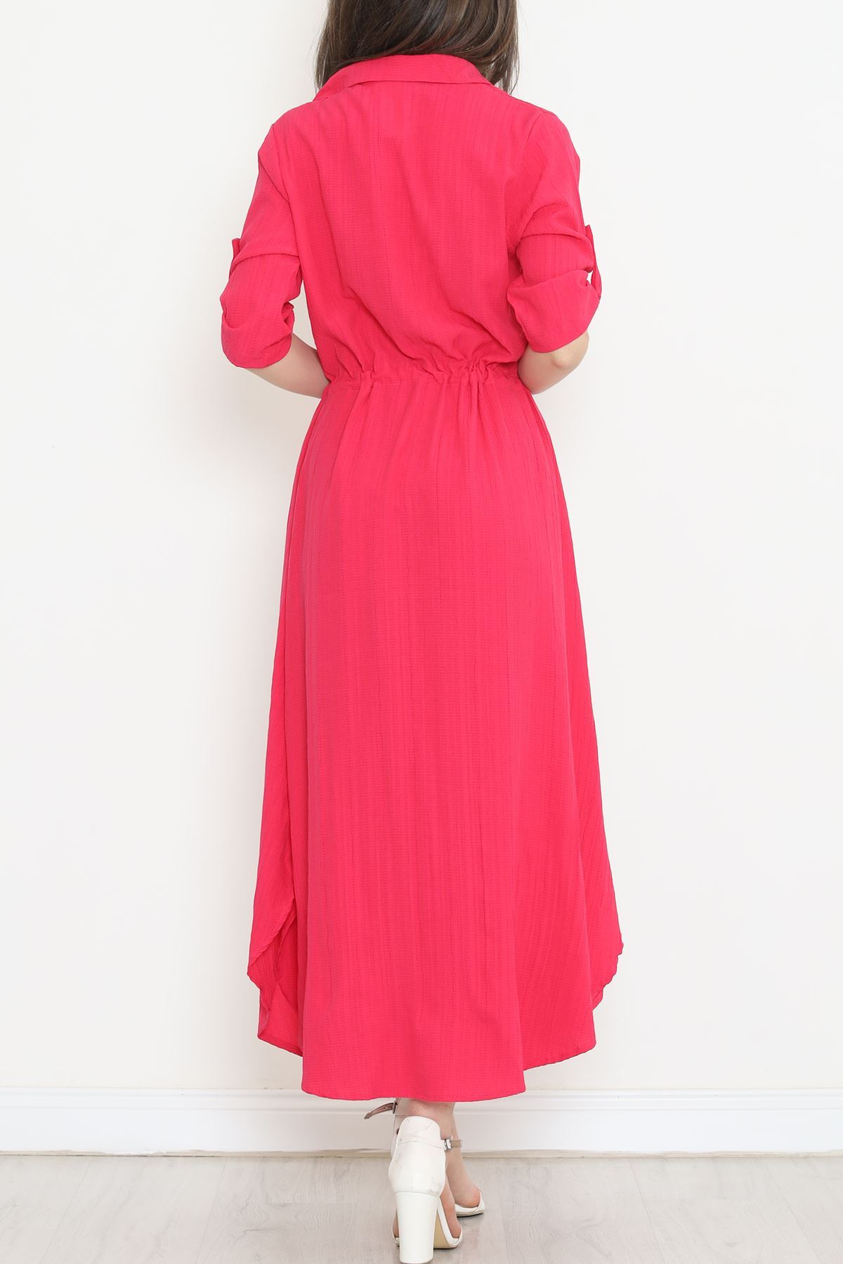 Double Pocket Dress Fuchsia - 152343.701.