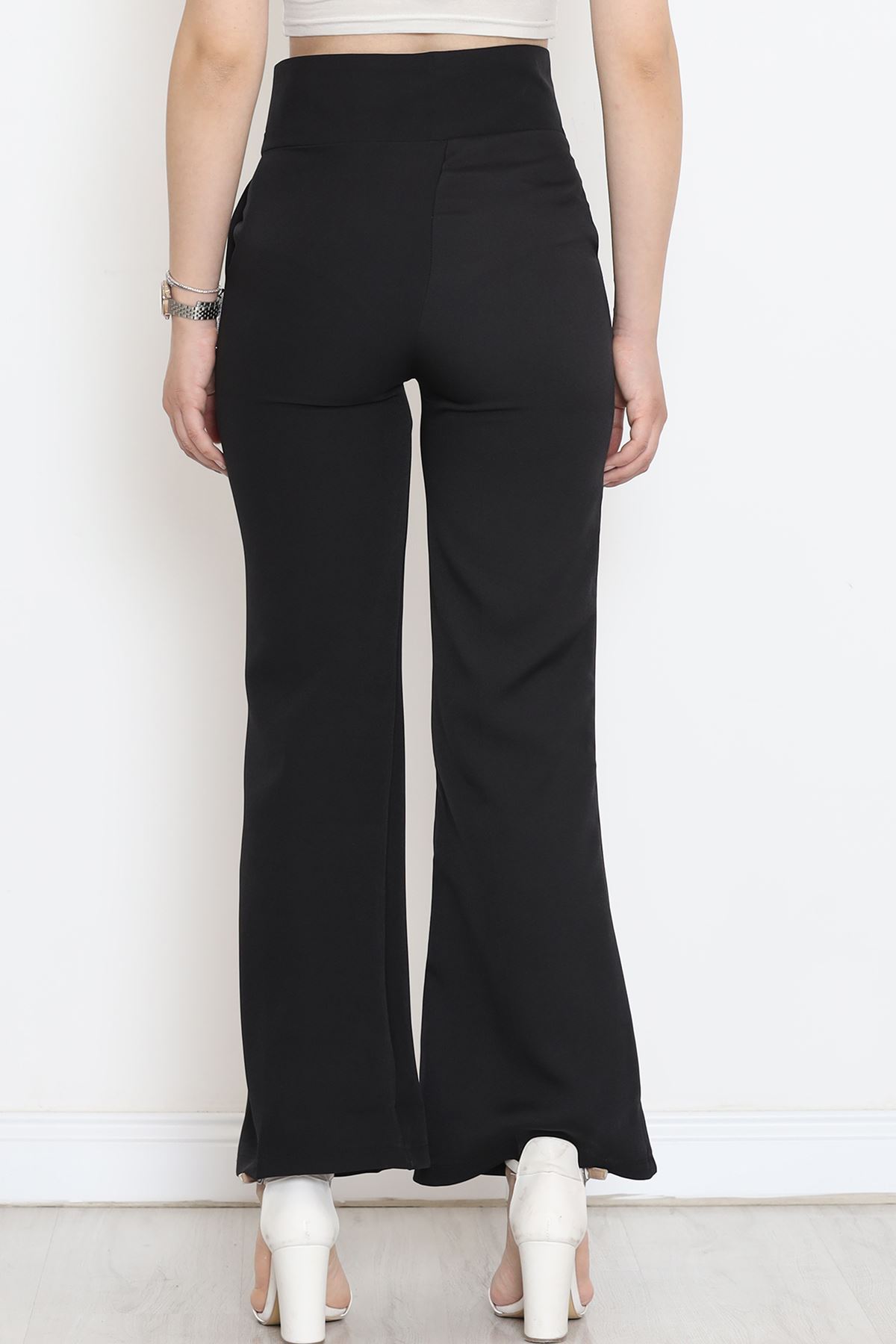 Double Leg Trousers Black - 726.1247.