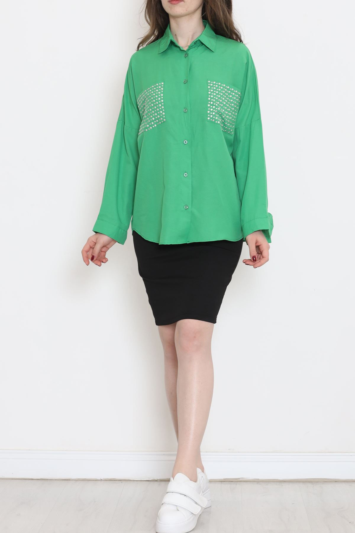 Metal Stone Shirt Green - 955.1247.