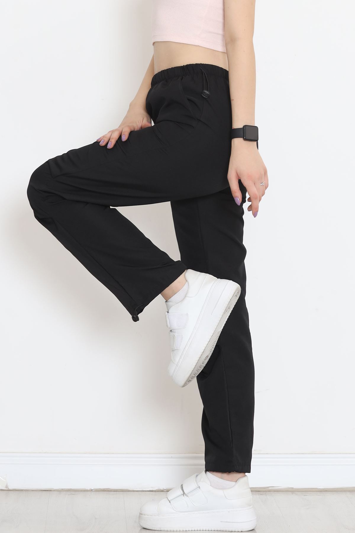 Parachute Fabric Pants Black - 609.1247.