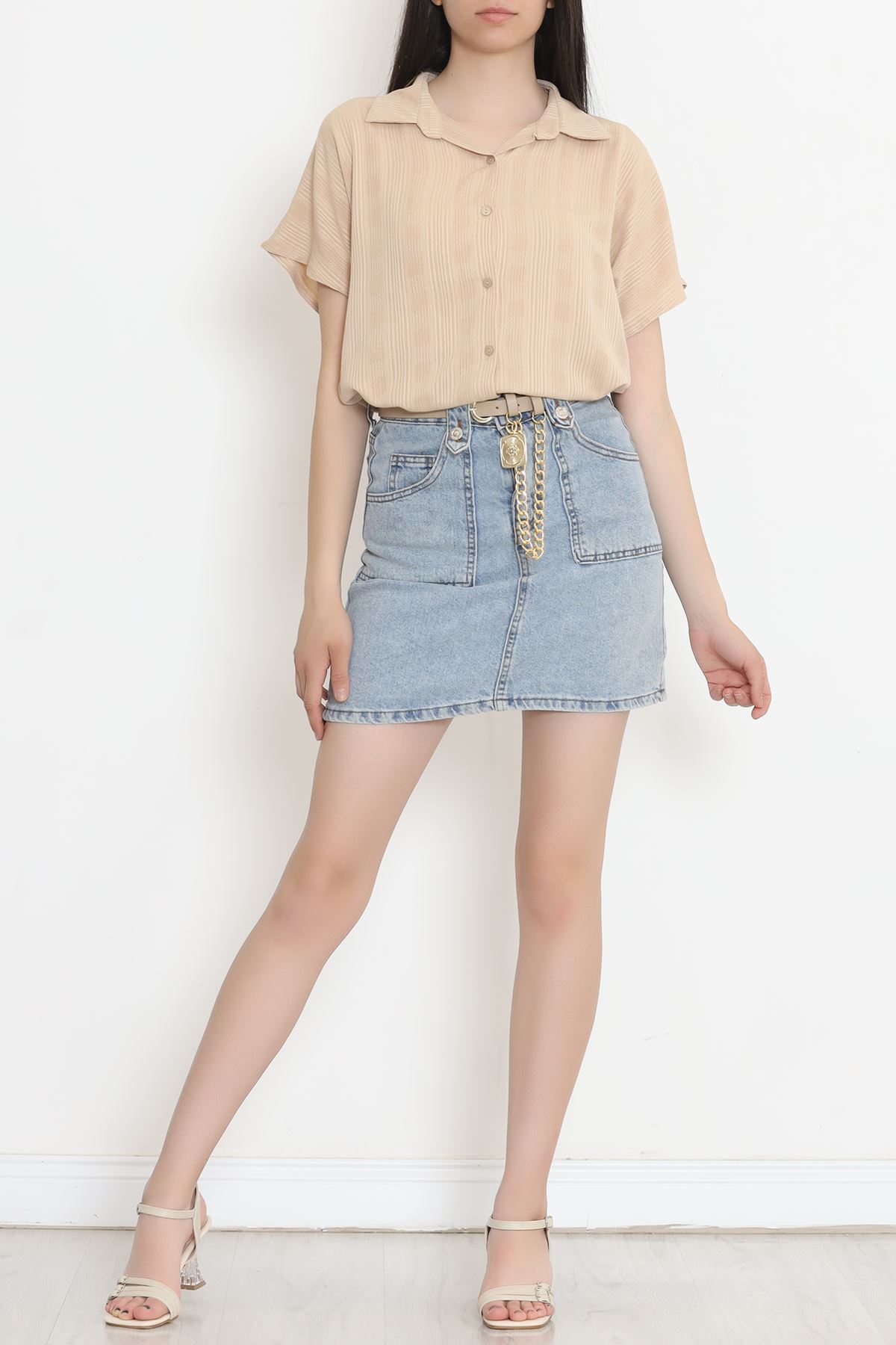 Bat Sleeve Shirt Beige - 16508.1775.